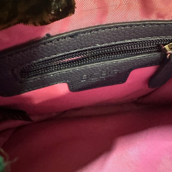 BCBG Black Crossbody Bag with Chain Strap - Picture 3 of 5